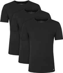 ΣΕΤ T-SHIRTS LV00NB4185 ΜΑΥΡΟ REGULAR FIT CALVIN KLEIN UNDERWEAR