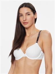 ΣΟΥΤΙΕΝ ΜΕ ΜΠΑΝΕΛΑ LIGHTLY LINED DEMI 000QF7219E ΛΕΥΚΟ CALVIN KLEIN UNDERWEAR