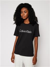 T-SHIRT 000QS61105E ΜΑΥΡΟ REGULAR FIT CALVIN KLEIN UNDERWEAR
