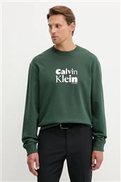 ΒΑΜΒΑΚΕΡΗ ΜΠΛΟΥΖΑ ΧΡΩΜΑ: ΠΡΑΣΙΝΟ, LV04LD242G CALVIN KLEIN