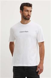 ΒΑΜΒΑΚΕΡΟ ΜΠΛΟΥΖΑΚΙ ΑΝΔΡΙΚΑ, ΧΡΩΜΑ: ΑΣΠΡΟ CALVIN KLEIN