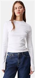 WOVEN LABEL RIB LS TOP (9000211670-1726) CALVIN KLEIN