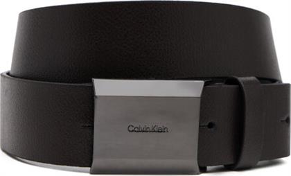 ΖΩΝΗ ΑΝΔΡΙΚΗ ADJ BEVELED PLAQUE PB 35MM K50K512835 ΜΑΥΡΟ CALVIN KLEIN