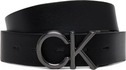 ΖΩΝΗ ΑΝΔΡΙΚΗ ADJ/REV CK METAL BOMBE MONO 35MM K50K512829 ΜΑΥΡΟ CALVIN KLEIN