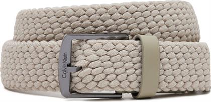 ΖΩΝΗ ΑΝΔΡΙΚΗ CK CASUAL ELASTIC BRAIDED 35MM K50K512839 ΜΠΕΖ CALVIN KLEIN