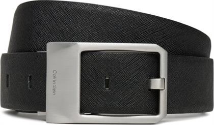 ΖΩΝΗ ΑΝΔΡΙΚΗ FACETED BUCKLE 35MM ADJ/REV LV04D7010G ΜΑΥΡΟ CALVIN KLEIN