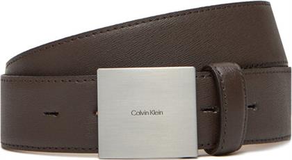 ΖΩΝΗ ΑΝΔΡΙΚΗ PLAQUE BUCKLE 35MM LV04D7013G ΕΓΧΡΩΜΟ CALVIN KLEIN
