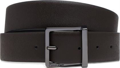 ΖΩΝΗ ΑΝΔΡΙΚΗ SLEEK SQUARE TEX 35MM K50K512837 ΚΑΦΕ CALVIN KLEIN