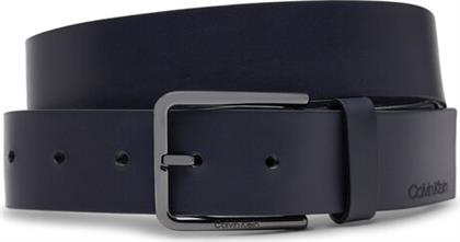 ΖΩΝΗ ΑΝΔΡΙΚΗ WARMTH OILED GRAIN 35MM K50K509654 ΣΚΟΥΡΟ ΜΠΛΕ CALVIN KLEIN