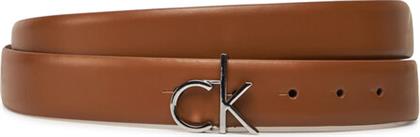 ΖΩΝΗ ΓΥΝΑΙΚΕΙΑ CK BUCKLE BELT 3.0-SMOOTH K60K613156 ΚΑΦΕ CALVIN KLEIN