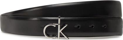 ΖΩΝΗ ΓΥΝΑΙΚΕΙΑ CK BUCKLE BELT 3.0-SMOOTH K60K613156 ΜΑΥΡΟ CALVIN KLEIN