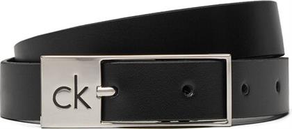 ΖΩΝΗ ΓΥΝΑΙΚΕΙΑ CK CUT SQUARE BUCKLE 2.0 K60K613155 ΜΑΥΡΟ CALVIN KLEIN