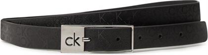 ΖΩΝΗ ΓΥΝΑΙΚΕΙΑ CK CUT SQUARE BUCKLE 2.0-MONO K60K613243 ΜΑΥΡΟ CALVIN KLEIN