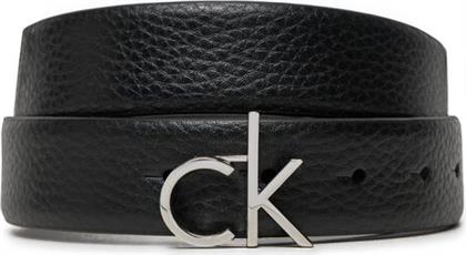 ΖΩΝΗ ΓΥΝΑΙΚΕΙΑ CK LOGO BUCKLE BELT 3.0-PBL K60K613073 ΜΑΥΡΟ CALVIN KLEIN