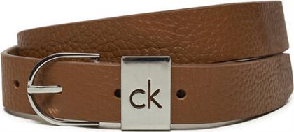 ΖΩΝΗ ΓΥΝΑΙΚΕΙΑ CK LOOP THIN ROUND BUCKLE 2.5 K60K612856 ΚΑΦΕ CALVIN KLEIN