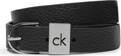 ΖΩΝΗ ΓΥΝΑΙΚΕΙΑ CK LOOP THIN ROUND BUCKLE 2.5 K60K612856 ΜΑΥΡΟ CALVIN KLEIN