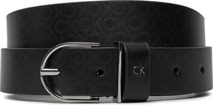 ΖΩΝΗ ΓΥΝΑΙΚΕΙΑ CK METAL LOOP RND BCKLE 3.0-MONO K60K612860 ΜΑΥΡΟ CALVIN KLEIN