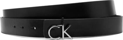 ΖΩΝΗ ΓΥΝΑΙΚΕΙΑ CK REVERSIBLE BELT 3.0-MONO K60K612934 ΜΑΥΡΟ CALVIN KLEIN