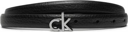 ΖΩΝΗ ΓΥΝΑΙΚΕΙΑ CK THIN BELT 1.5CM PEBBLE K60K612858 ΜΑΥΡΟ CALVIN KLEIN