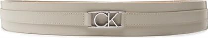 ΖΩΝΗ RE-LOCK 4CM BELT K60K610500 ΜΠΕΖ CALVIN KLEIN