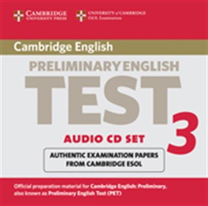 PRELIMINARY ENGLISH TEST 3 CD (2) CAMBRIDGE από το GREEKBOOKS