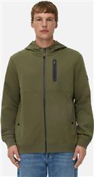 ΑΝΔΡΙΚΗ ΖΑΚΕΤΑ ΦΟΥΤΕΡ ΜΕ ΚΟΥΚΟΥΛΑ ΚΑΙ MONOGRAM ΣΤΟ ΜΑΝΙΚΙ REGULAR FIT - C252-409406-6W52 ΧΑΚΙ CAMEL