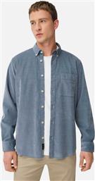 ΑΝΔΡΙΚΟ ΚΟΤΛΕ ΠΟΥΚΑΜΙΣΟ BUTTON DOWN ΜΕ ΤΣΕΠΗ ΚΑΙ ΛΟΓΟΤΥΠΟ REGULAR FIT - C252-409142-6S42 ΓΚΡΙ ΓΑΛΑΖΙΟ CAMEL