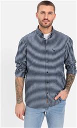 ΑΝΔΡΙΚΟ ΠΟΥΚΑΜΙΣΟ BUTTON DOWN ΜΕ ΚΑΡΟ ΣΧΕΔΙΟ REGULAR FIT - C242NOS-409110-9S10 ΜΠΛΕ ΣΚΟΥΡΟ CAMEL