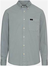 ΑΝΔΡΙΚΟ ΠΟΥΚΑΜΙΣΟ BUTTON DOWN ΜΕ ΤΣΕΠΗ ΚΑΙ ΛΟΓΟΤΥΠΟ REGULAR FIT - C252-409108-6S08 ΓΚΡΙ ΓΑΛΑΖΙΟ CAMEL