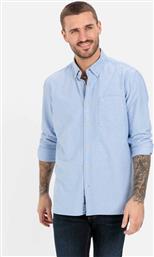 ΑΝΔΡΙΚΟ ΠΟΥΚΑΜΙΣΟ OXFORD BUTTON DOWN ΜΕ ΤΣΕΠΗ ΚΑΙ ΛΟΓΟΤΥΠΟ REGULAR FIT - C242NOS-409101-9S01 ΜΠΛΕ ΑΝΟΙΧΤΟ CAMEL