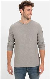 ΑΝΔΡΙΚΟ ΠΟΥΛΟΒΕΡ STRUCTURED REGULAR FIT - C242-409600-4T24 ΓΚΡΙ CAMEL