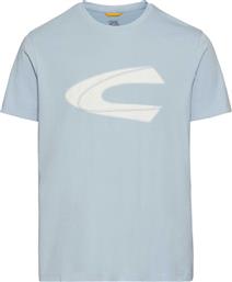 ΑΝΔΡΙΚΟ T-SHIRT ΜΕ LOGO PRINT REGULAR FIT - C251-409700-5T02 ΜΠΛΕ ΑΝΟΙΧΤΟ CAMEL από το NOTOS