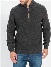 ΠΛΕΚΤΟ PULLOVER TROYER HALF ZIP CAMEL