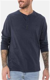 T-SHIRT M.M. HENLEY BASIC CAMEL