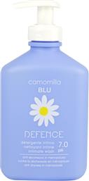 DEFENCE INTIMATE WASH ΑΠΑΛΗ ΛΟΣΙΟΝ ΚΑΘΑΡΙΣΜΟΥ ΜΕ ΟΥΔΕΤΕΡΟ PH ΓΙΑ ΤΗΝ ΕΥΑΙΣΘΗΤΗ ΠΕΡΙΟΧΗ ΜΕ ΑΝΤΛΙΑ 300ML CAMOMILLA BLU
