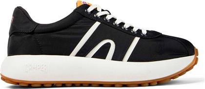 ΑΝΔΡΙΚΑ SNEAKERS ΜΟΝΟΧΡΩΜΑ ΜΕ CONTRAST ΡΙΓΕΣ ''PELOTAS ATHENS'' - K100943-001 ΜΑΥΡΟ CAMPER