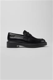 ΓΥΝΑΙΚΕΙΑ ΔΕΡΜΑΤΙΝΑ LOAFERS ''DEAN'' - K201790-001 ΜΑΥΡΟ CAMPER
