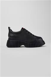 ΓΥΝΑΙΚΕΙΑ ΔΕΡΜΑΤΙΝΑ SNEAKERS ''PIX'' - K201807-002 ΜΑΥΡΟ CAMPER