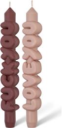 ΣΕΤ ΚΕΡΙΩΝ CONFRONTATIO 23 CM 2-PACK ΧΡΩΜΑ: ΠΟΛΥΧΡΩΜΟ CANDLEHAND