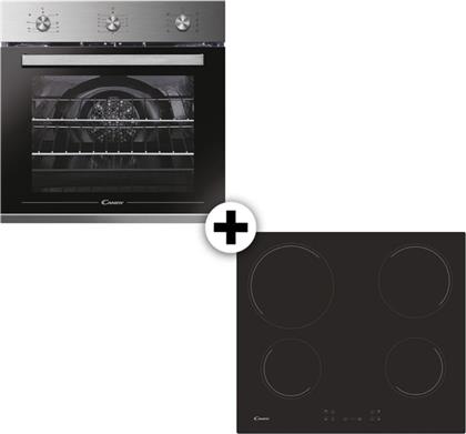 PCT23XCH64CCB 65 LT INOX EΝΤΟΙΧΙΖΟΜΕΝΟ ΣΕΤ ΦΟΥΡΝΟΣ ΚΑΙ ΕΣΤΙΑ CANDY