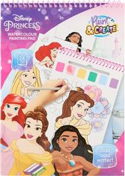 CANENCO DISNEY PRINCESS ΜΠΛΟΚ ΖΩΓΡΑΦΙΚΗΣ WATERCOLOUR (DP24355)