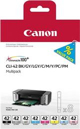 CLI-42 ΠΟΛΛΑΠΛΟ ΠΑΚΕΤΟ 8 ΜΕΛΑΝΙΩΝ ΕΚΤΥΠΩΤΗ 6384B010 CANON