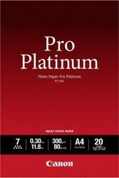 ΦΩΤΟΓΡΑΦΙΚΟ ΧΑΡΤΙ PRO PLATINUM A4 GLOSSY 300G/M2 20 ΦΥΛΛΑ ΜΕ OEM:2768B016 CANON