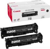 ΓΝΗΣΙΟ TONER 718 TWINPACK ΜΕ OEM: 2662B005 CANON