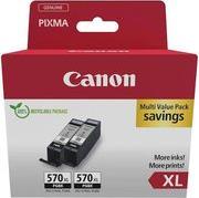 ΜΕΛΑΝΙ INKJET PGI-570XL TWIN PACK BLACK ΜΕ OEM:0318C010 CANON