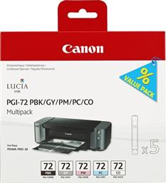 PGI-72 ΠΟΛΛΑΠΛΟ ΠΑΚΕΤΟ 5 ΜΕΛΑΝΙΩΝ ΕΚΤΥΠΩΤΗ 6403B007 CANON