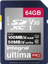 ULTIMA PRO SDXC 64GB CLASS 10 UHS-I U3 V30 CANON από το PUBLIC
