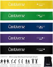 ML60 MINI LOOP BAND SET 60 X 5 CM LATEX 5 PCS (XL-L-M-H-XH) CANTIVERSE