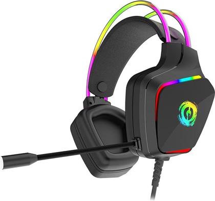 GH-9A GAMING ΕΝΣΥΡΜΑΤΑ ΑΚΟΥΣΤΙΚΑ 3.5MM ΜΕ RGB ΦΩΤΙΣΜΟ - ΜΑΥΡΑ CANYON