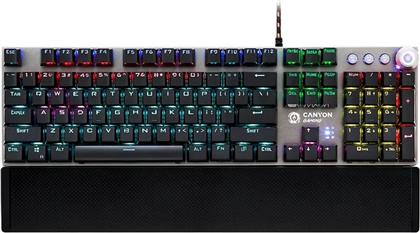 NIGHTFALL GK-7 GAMING ΕΝΣΥΡΜΑΤΟ ΠΛΗΚΤΡΟΛΟΓΙΟ ΜΕ RGB ΦΩΤΙΣΜΟ (US) CANYON